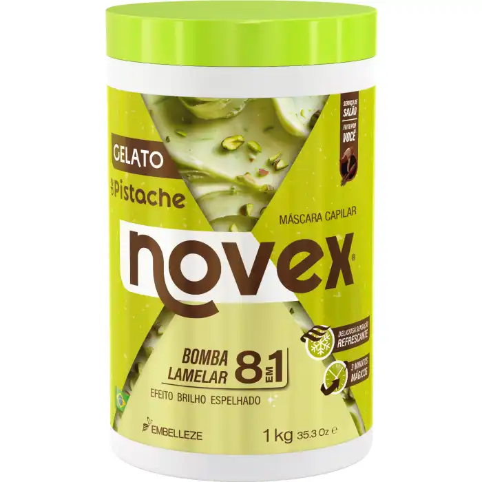 Mascarilla Capilar con Pistacho Efecto Brillo 1000 ml - Novex - Comparador de precios