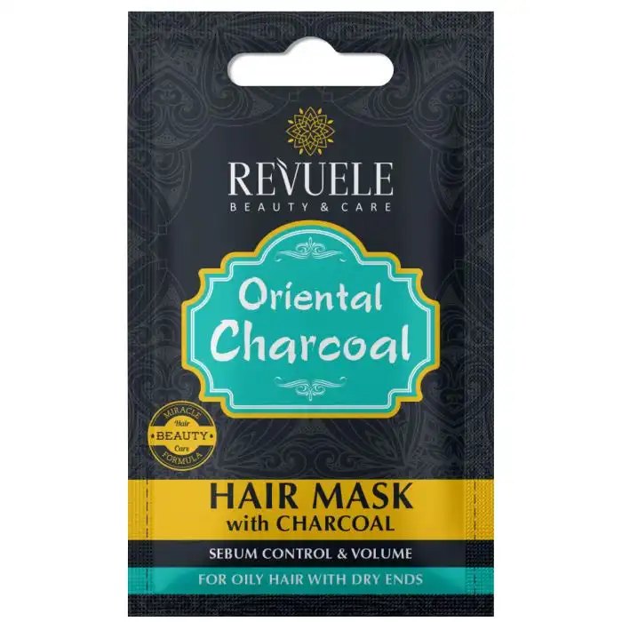 Oriental Charcoal Mascarilla de Carbón Cabello Graso con puntas Secas 25 ml - Revuele - Comparador de precios