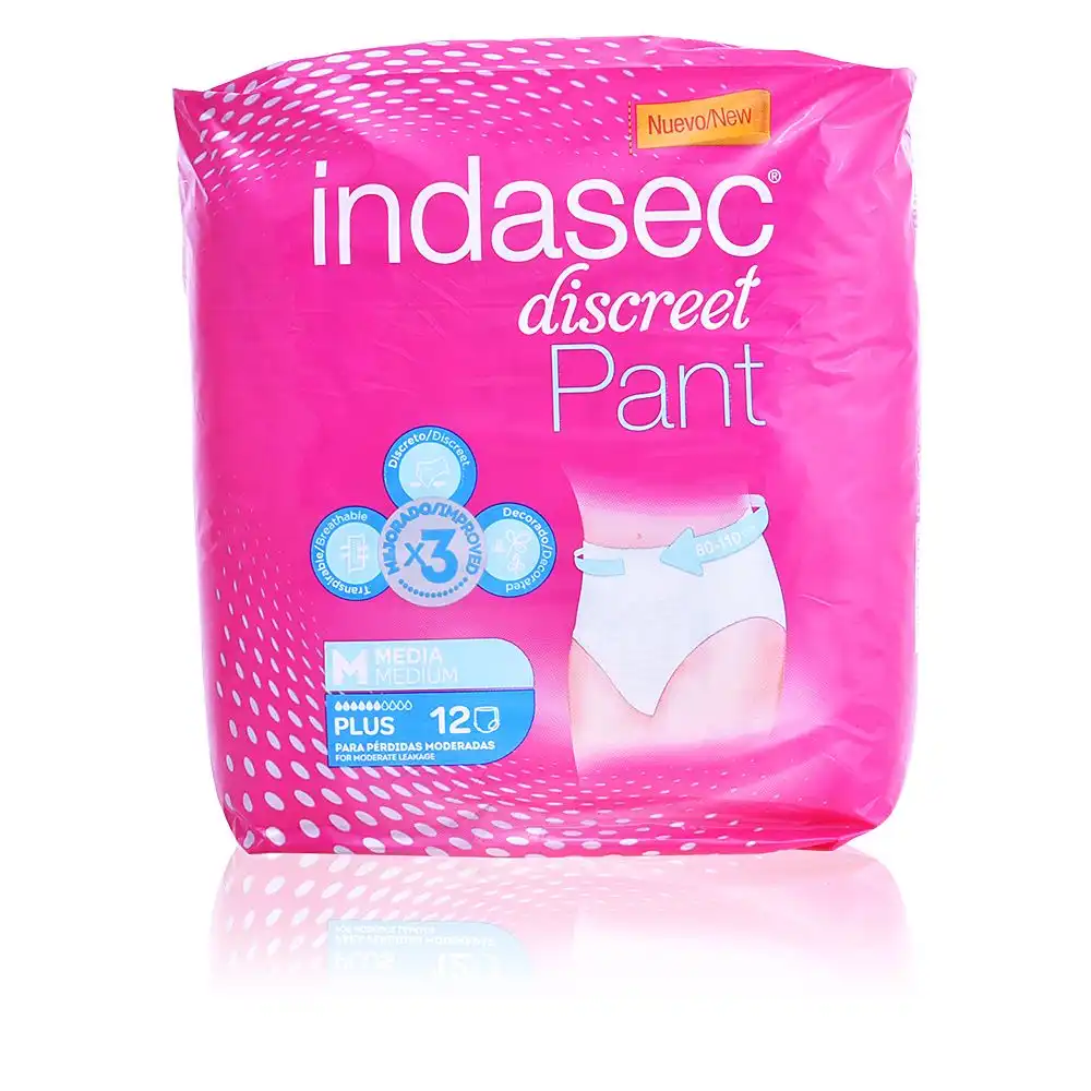 Pant Plus talla mediana 12 u - Indasec - Comparador de precios