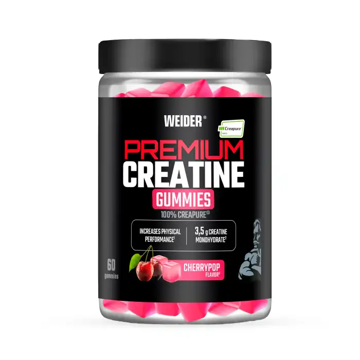 Premium Creatine Gummies Cherry Pop - Weider - Comparador de precios