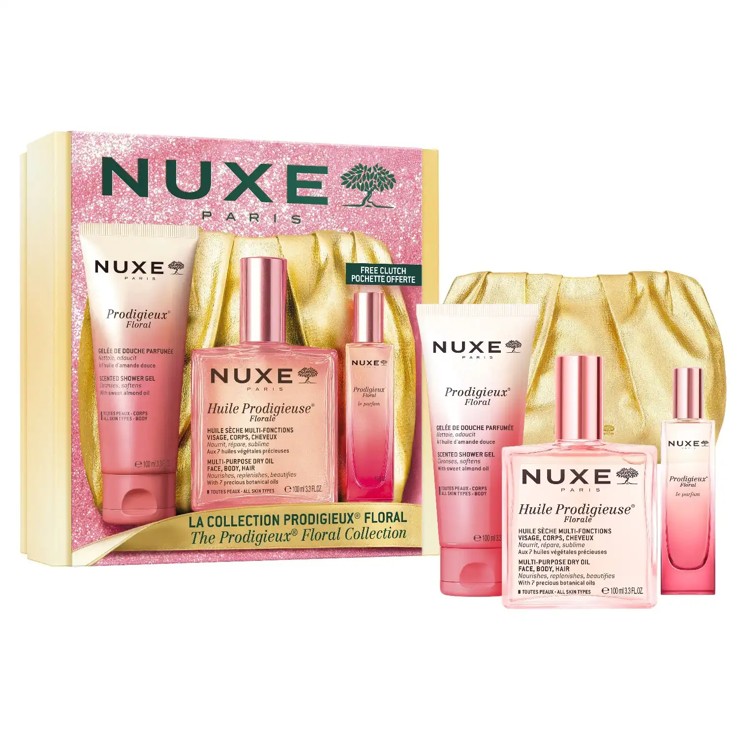 Prodigieux® Floral Collection Estuche de Navidad Cofre higiene personal - NUXE - Comparador de precios