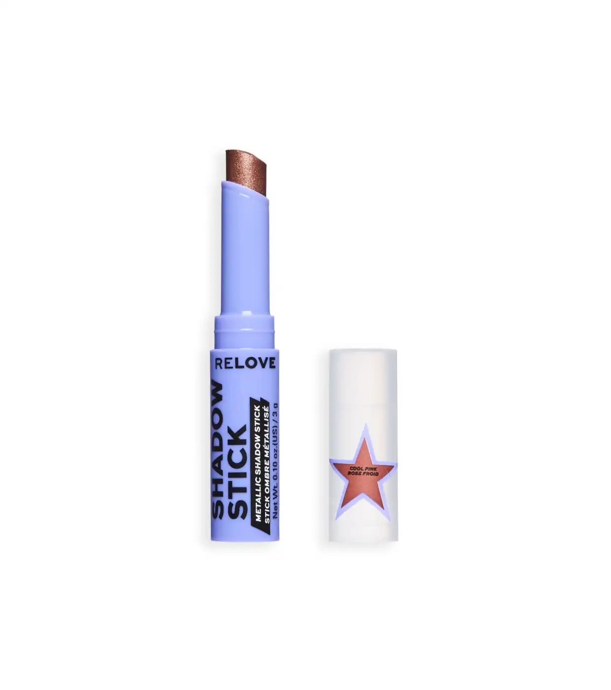 Revolution Relove - Sombras de ojos metálica en stick - Cool Pink - Revolution Relove - Comparador de precios