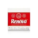 Servilletas de papel 2 capas blanca 22x22 90 unidades - RENOVA - Comparador de precios