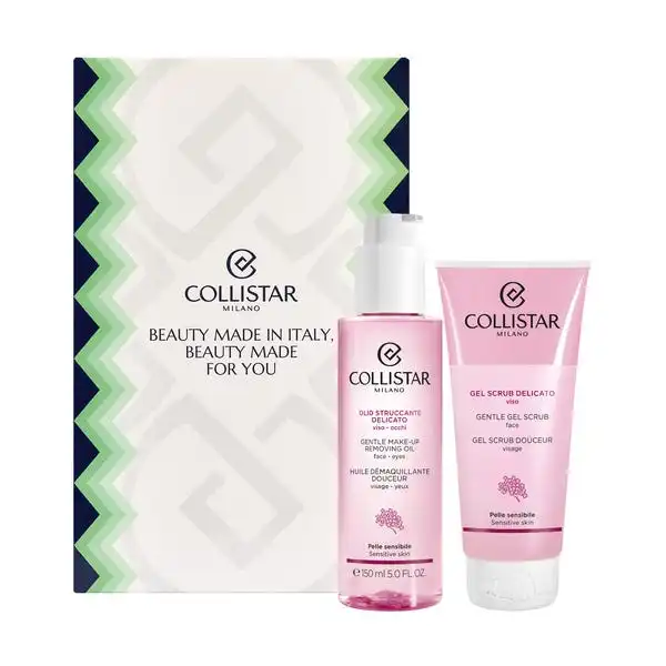 Set Facial Aceite Limpiador Suave 150 ml + Exfoliante en Gel - Collistar - Comparador de precios