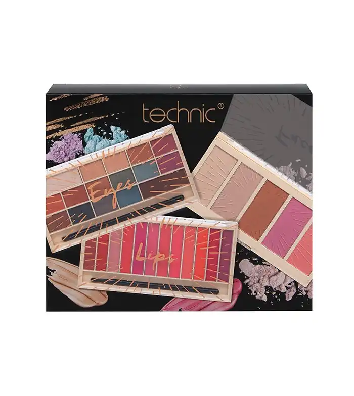 Technic Cosmetics - Set de paletas para rostro, ojos y labios - Technic Cosmetics - Comparador de precios