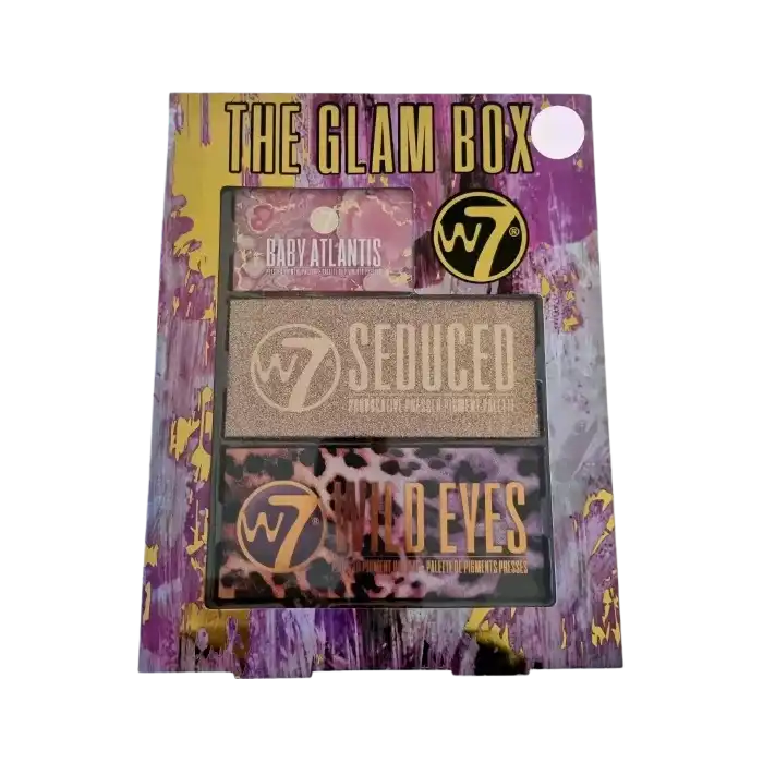The Glam Box Paletas de Pigmento Prensado - W7 - Comparador de precios