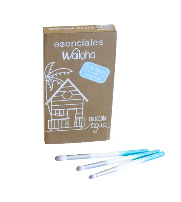 Wailoha - *Colección agua* - Set de 3 pinceles de ojos para difuminar - Nº105, 108 y 110 - Wailoha - Comparador de precios