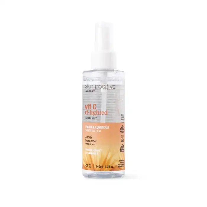 Skin Positive Facial Mist Vit C D-Lighted 136 ml - Agrado - Comparador de precios