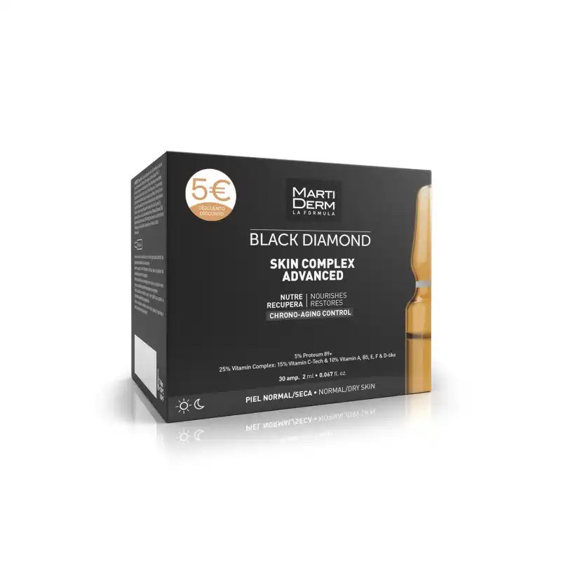 Blackdiamond Skin Complex Advanced 30 Ampollas + 5€ Dto - MartiDerm - Comparador de precios