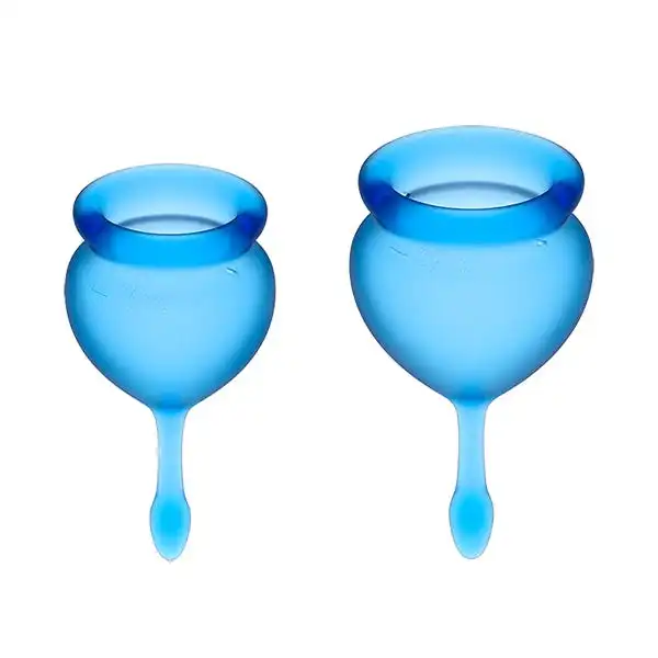 Copa Menstrual Azul Oscuro Feel Good - SATISFYER - Comparador de precios