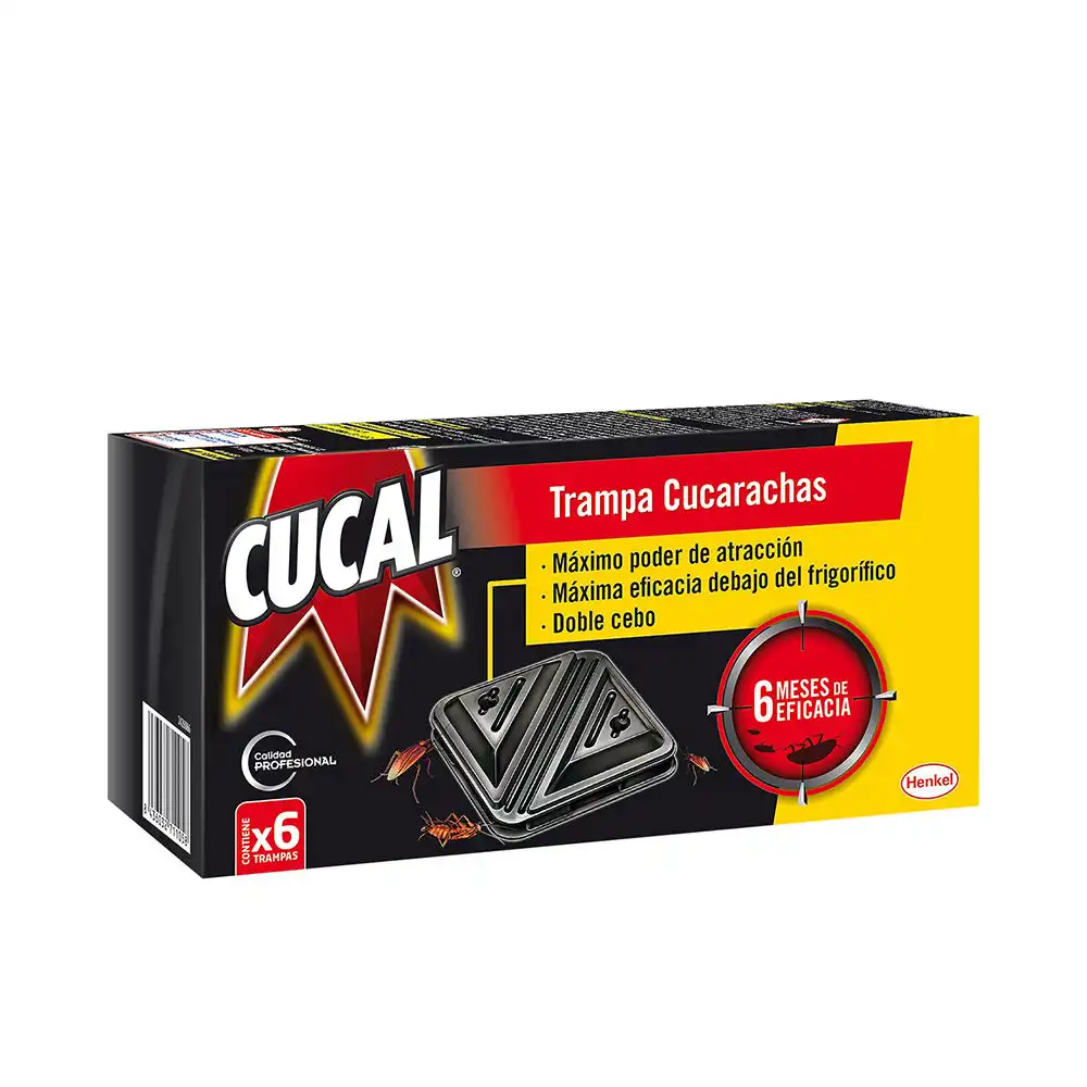 Cucal trampa cucarachas 6 u - Cucal - Comparador de precios