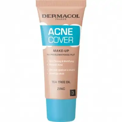 Dermacol Dermacol Acnecover Foundation 3, 30 ml - DERMACOL - Comparador de precios