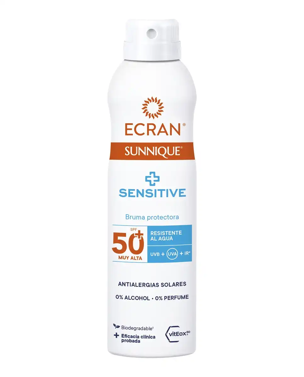 Ecran - Protector Solar En Bruma SPF50 Sunnique Sensitive - Ecran - Comparador de precios