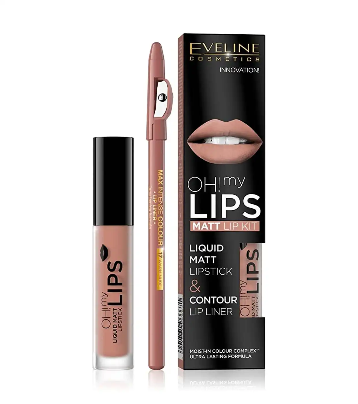 Eveline Cosmetics - Set de labios Oh! My Lips Matt Lip Kit - 08: Lovely Rose - Eveline Cosmetics - Comparador de precios
