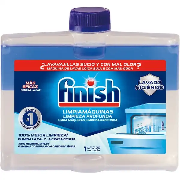 Finish Limpia Máquinas Limpieza Profunda 250 ml Limpiador de Lavavajillas - Finish - Comparador de precios