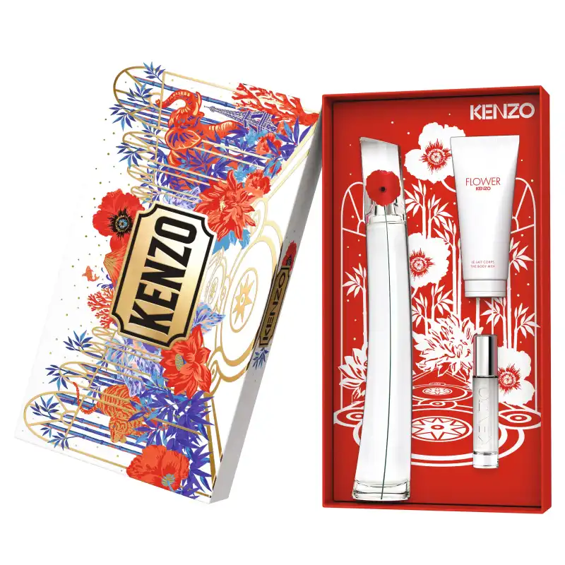Flower By Kenzo Eau De Parfum 100 Ml + Loción Corporal 75 Ml + Travel Spray 10 Ml - Kenzo - Comparador de precios