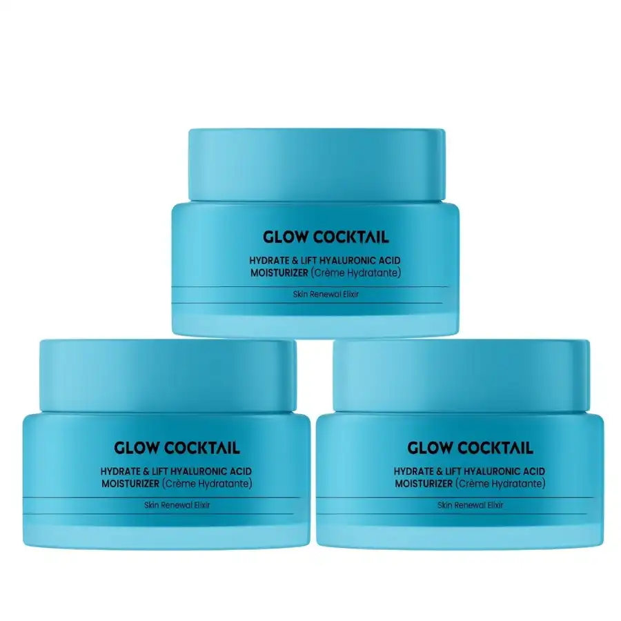 Glow Cocktail - Trío de cremas reafirmantes con ácido hialurónico Cremas faciales 150 ml female - Glow Cocktail - Comparador de precios
