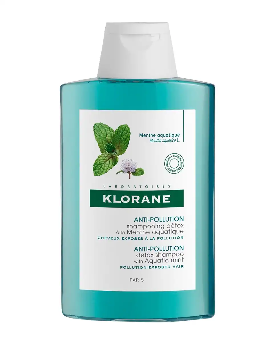 Klorane - Champu Detox Menta Acuática 200 Ml - Klorane - Comparador de precios