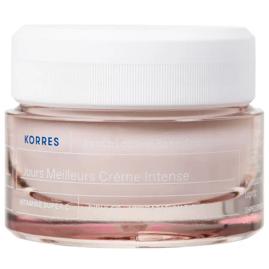 KORRES - Intensiv Feuchtigkeitsspendende Creme für strahlenden Teint - trockene Haut Cremas faciales 40 ml unisex - Korres - Comparador de precios