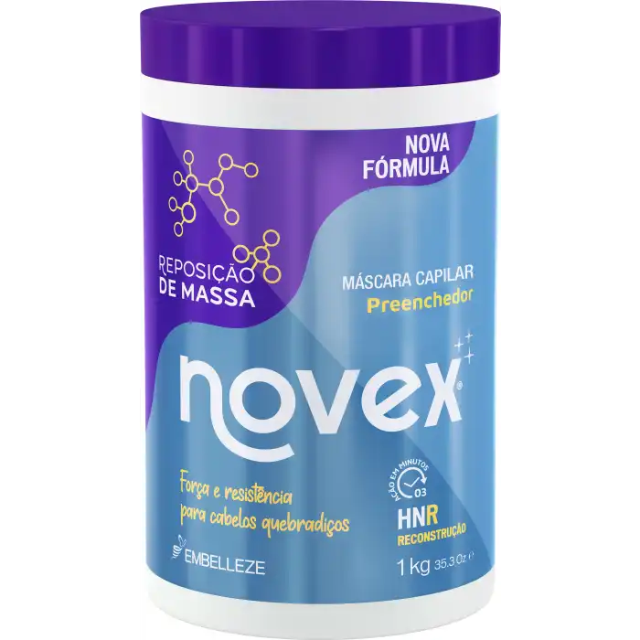 Mascarilla Capilar de Relleno Fuerza y Resistencia 1000 ml - Novex - Comparador de precios
