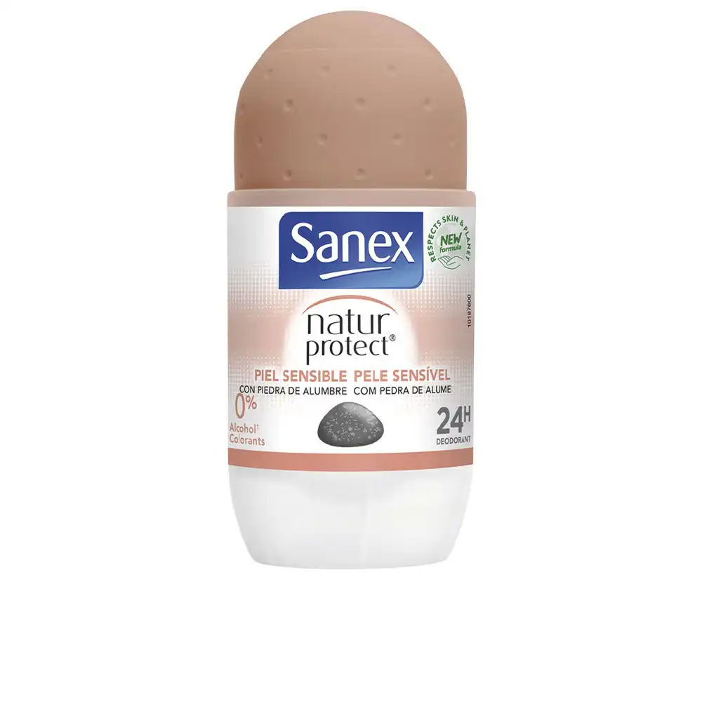Natur Protect 0% piedra alumbre deo roll-on sensible 50 ml - Sanex - Comparador de precios