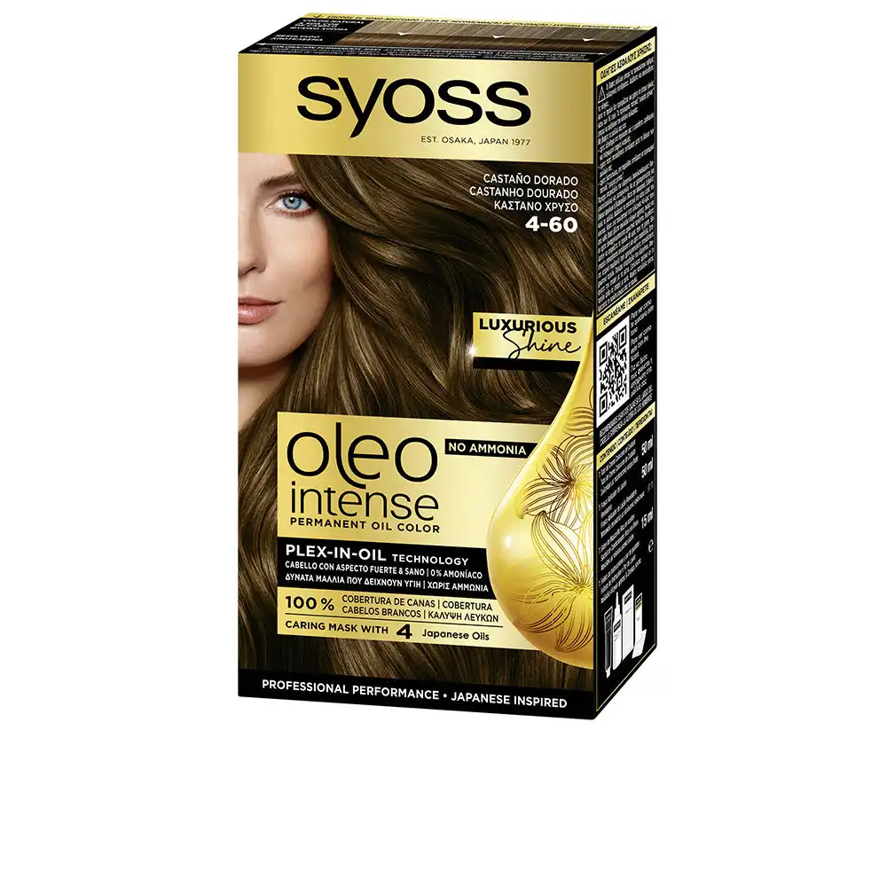 Oleo Intense tinte sin amoniaco #4-60-castaño dorado 5 u - Syoss - Comparador de precios