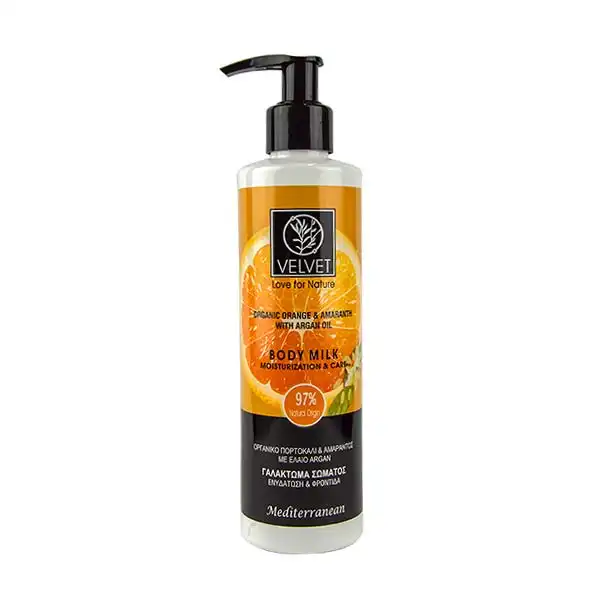 Organic Orange & Amaranth With Argan Oil Body Milk Moisturization & Ca - Velvet - Comparador de precios