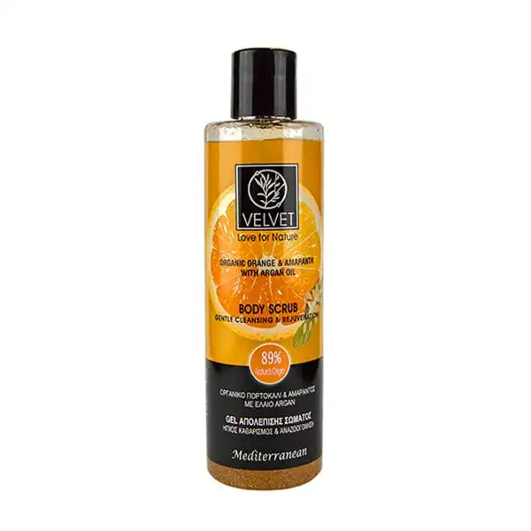 Organic Orange & Amaranth With Argan Oil Body Scrub - Velvet - Comparador de precios