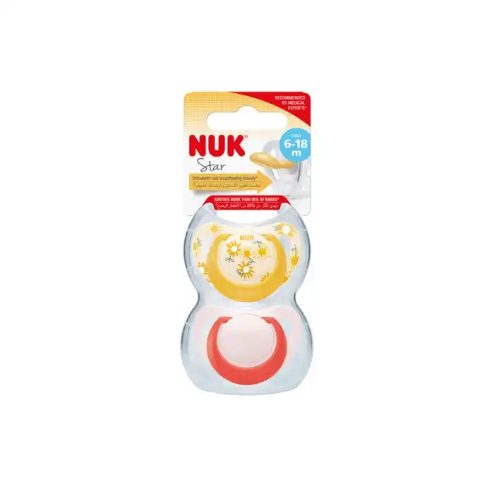 Set 2 Chupetes de Látex Surtidos - NUK - Comparador de precios