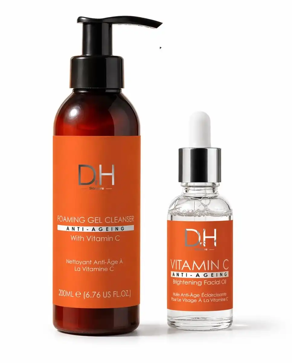 Set iluminador de cuidado facial Dr H 700 250 ml - Skin Chemists - Comparador de precios