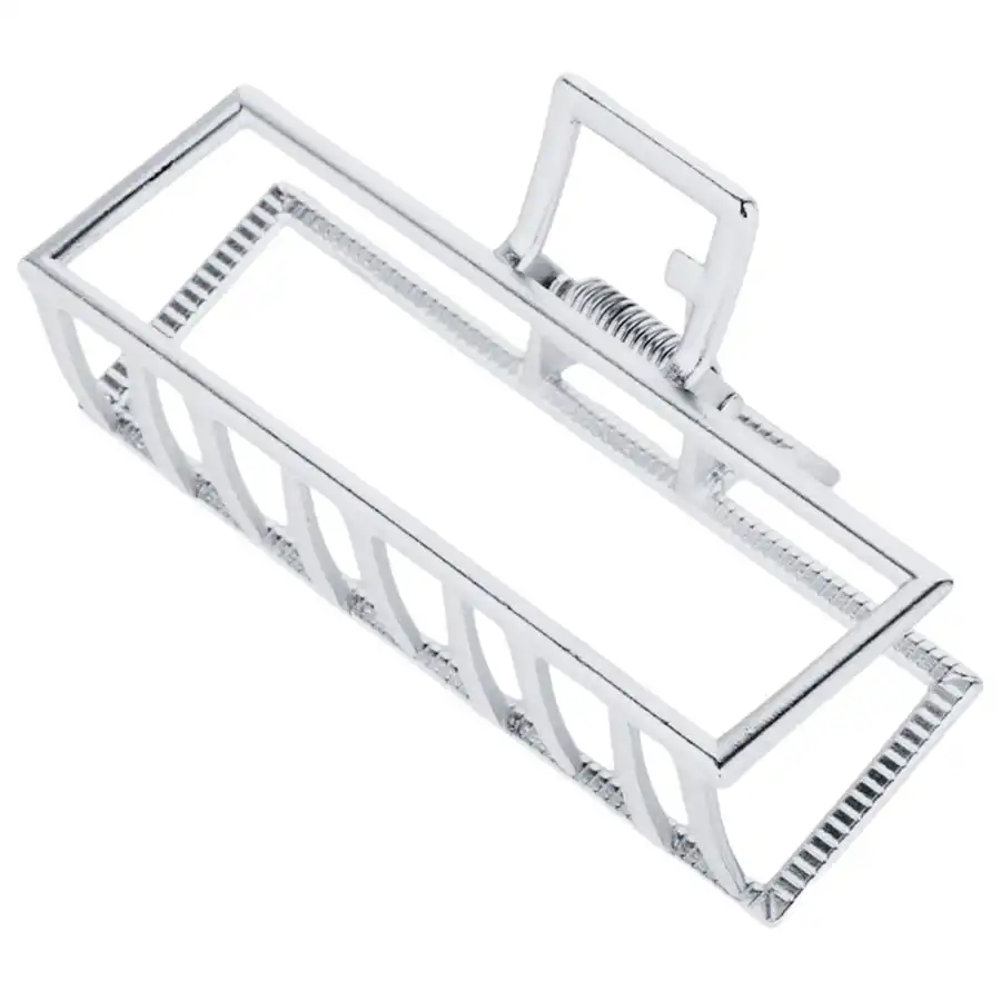SOHO - Pinza Para El Pelo Niba Square De Metal Grande Pinzas y horquillas 1 pieces Plata female - Soho - Comparador de precios