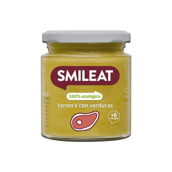 Tarrito Ecológico de Ternera con Verduras 230 gr - SMILEAT - Comparador de precios