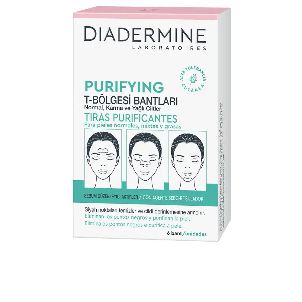 Tiras Purificantes piel normal-mixta 6 u - Diadermine - Comparador de precios