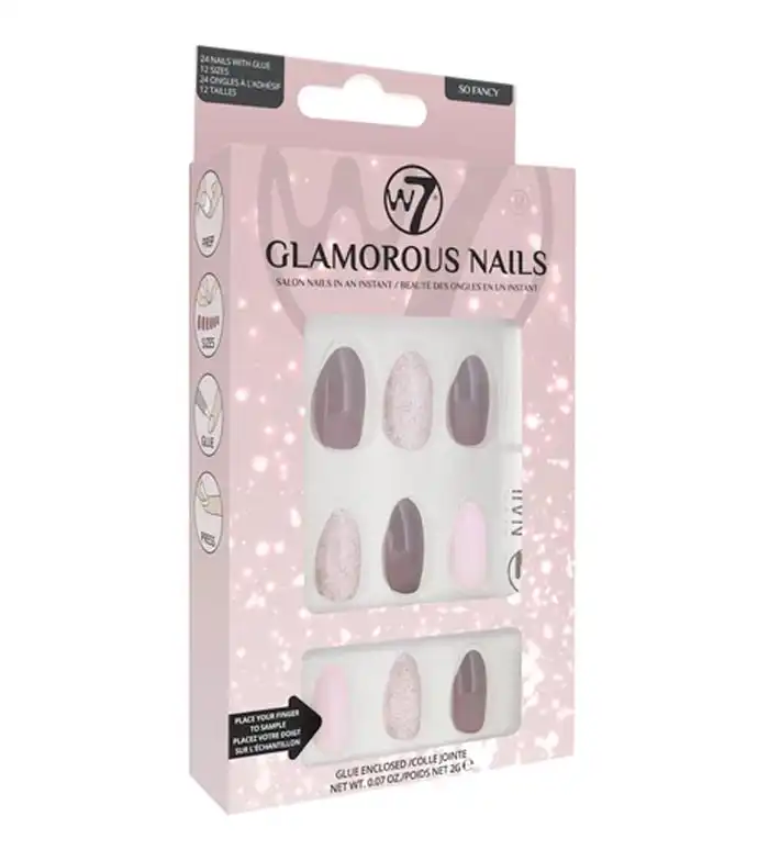 W7 - Uñas postizas Glamorous Nails - So Fancy - W7 - Comparador de precios