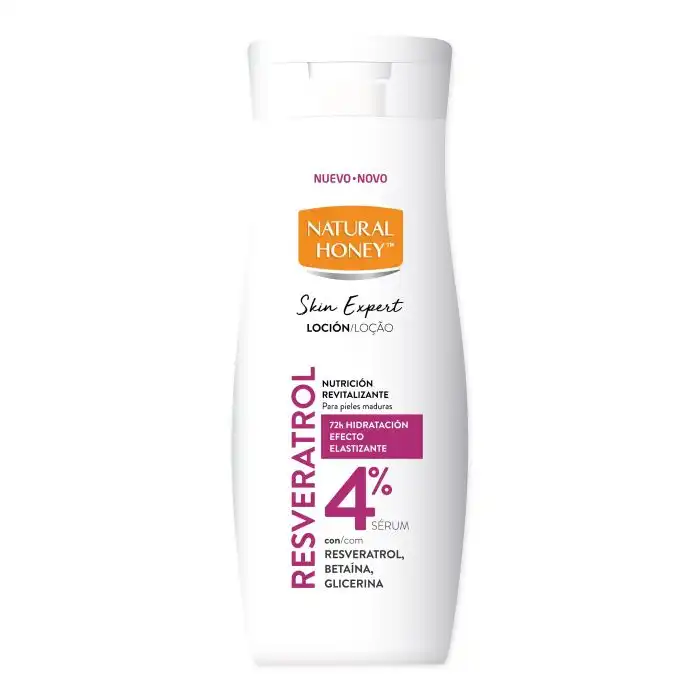 ¡15% DTO! Skin Expert Loción Corporal con Resveratrol Nutrición Revitalizante 330 ml - Natural Honey - Comparador de precios