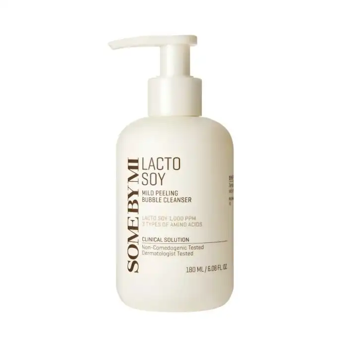 ¡25% DTO! Lacto Soy Mild Peeling Bubble Cleanser Exfoliante Suave 180 ml - Some By Mi - Comparador de precios