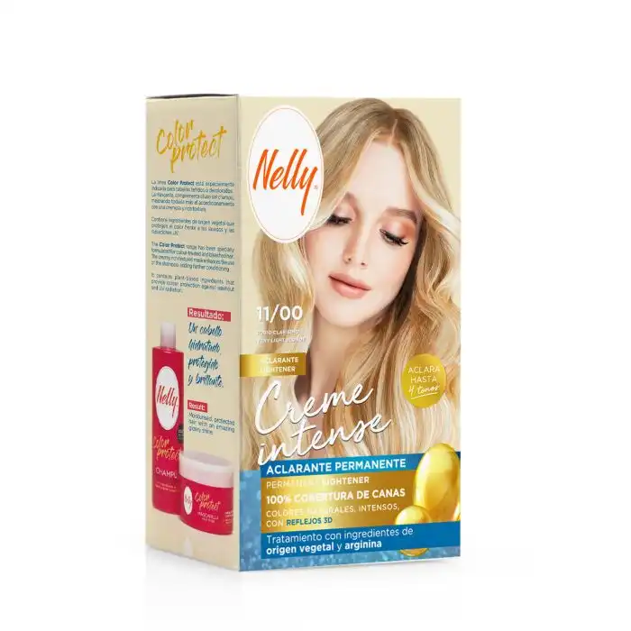Creme Intense Aclarante Permanente 11/00 Rubio Claro - Nelly - Comparador de precios