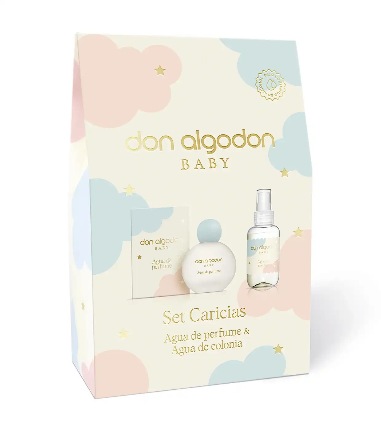 Don Algodon - Set de perfume y colonia Baby Caricias - Don Algodón - Comparador de precios
