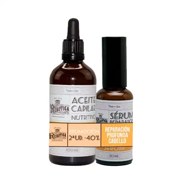 Duplo Aceite Capilar + Sérum Reparador - MI REBOTICA - Comparador de precios