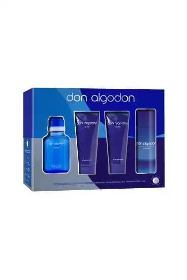 Estuche Hombre Eau de Toilette + After Shave + Gel de Baño + DEO 400 ml - Don Algodón - Comparador de precios