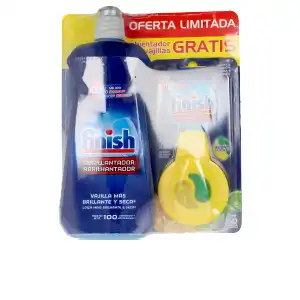 Finish abrillantador lavavajillas 500 ml + ambientador lavavajillas 2 u - Finish - Comparador de precios