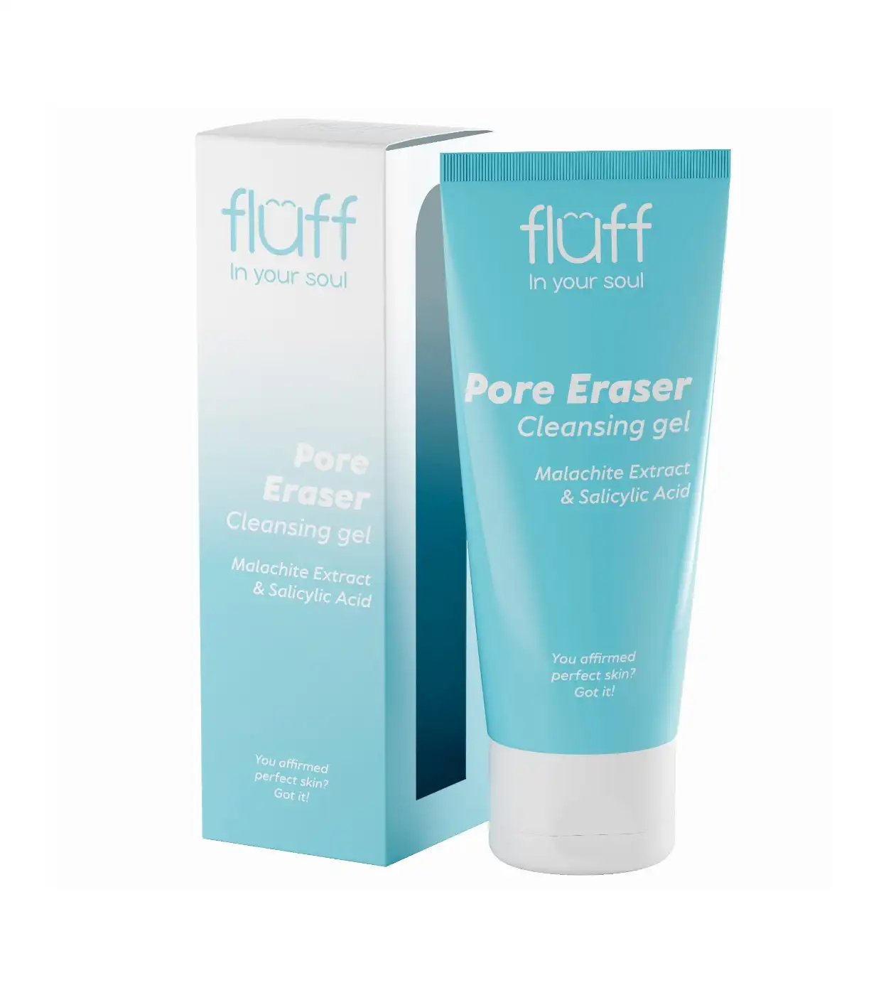 Fluff - *In Your Soul* - Gel limpiador facial con extracto de malaquita y ácido salicílico Pore Eraser - Fluff - Comparador de precios