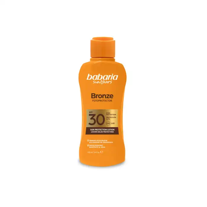 Leche Protectora Solar Bronze SPF30 100 ml - Babaria - Comparador de precios