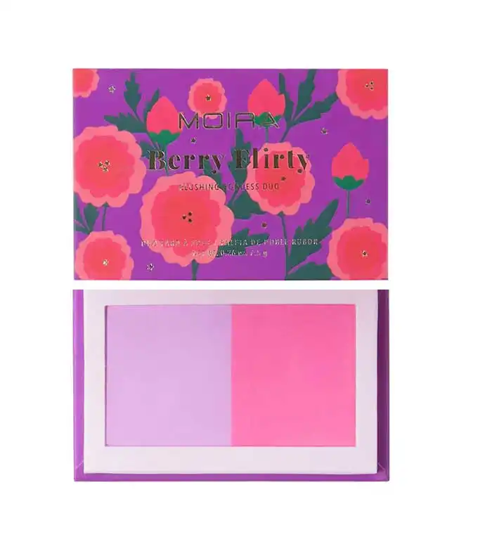 Moira - Dúo de coloretes en polvo Blushing Goddess - Berry Flirty - Moira - Comparador de precios
