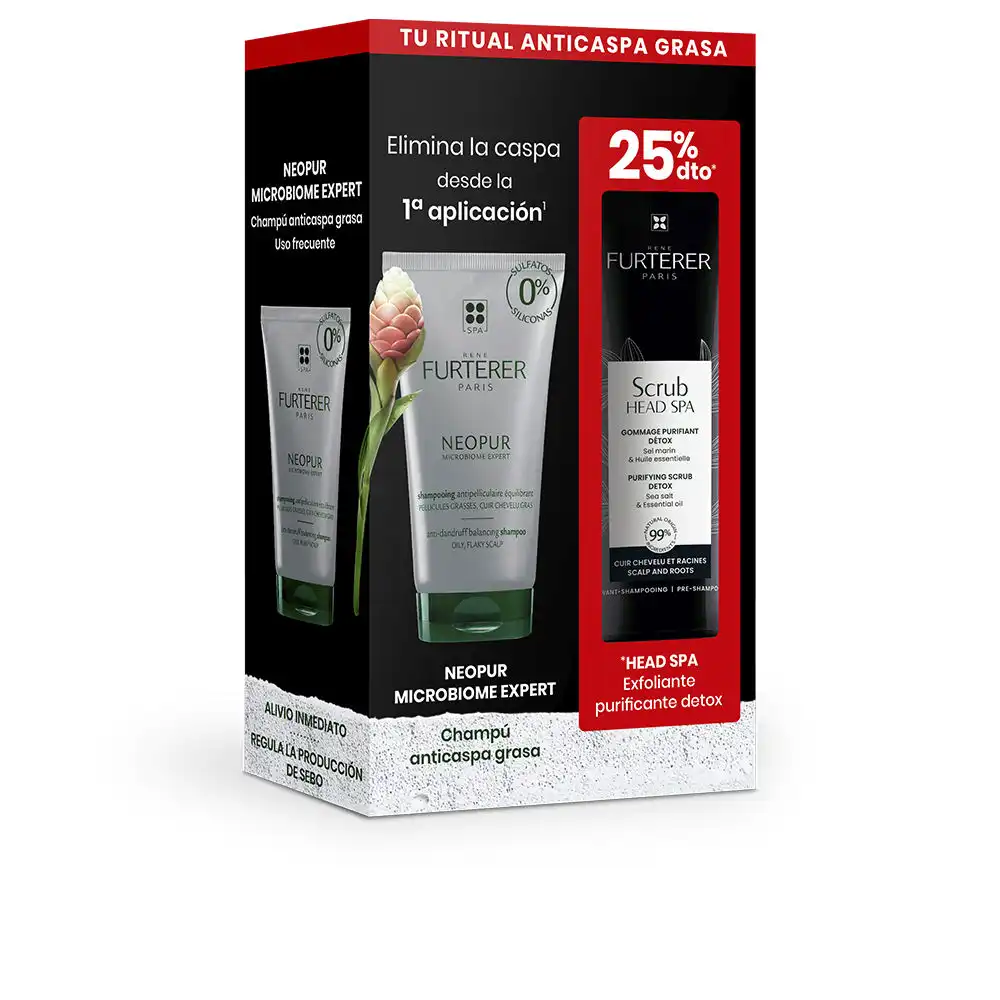 Neopur Ritual Anticaspa Grasa Estuche 2 pz - René Furterer - Comparador de precios