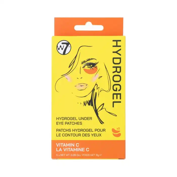 Parches de Hidrogel para el Contorno de Ojos con Vitamina C 8 gr - W7 - Comparador de precios