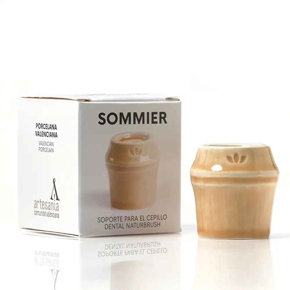 Sommier soporte para cepillo dental #natural 1 pz - NATURBRUSH - Comparador de precios