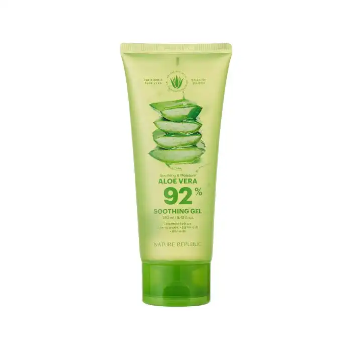 Soothing - Moisture Gel Calmante y Humectante con 92% de Aloe Vera 250 ml - Nature Republic - Comparador de precios