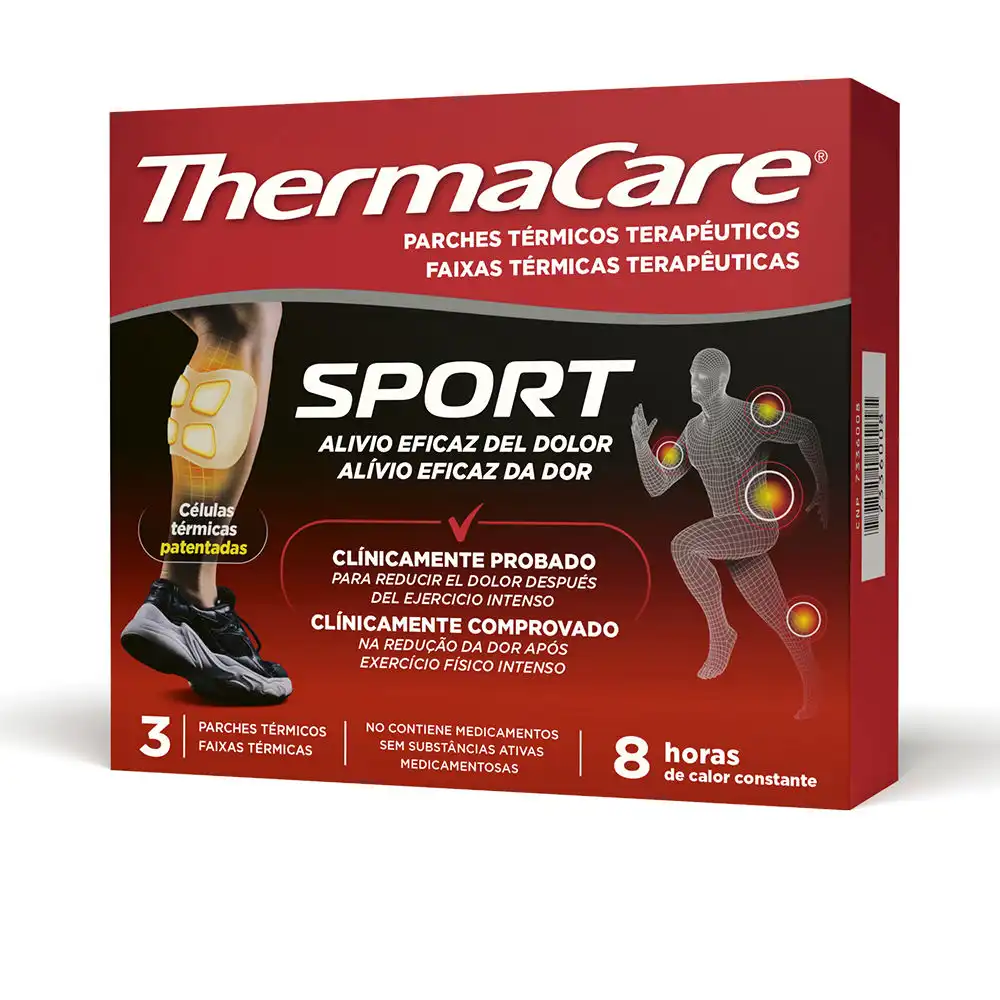 Thermacare Sport parches térmicos 3 u - Thermacare - Comparador de precios
