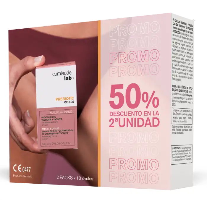 ¡38% DTO! Pack Prebiotic Óvulos Vaginales - Cumlaude Lab - Comparador de precios
